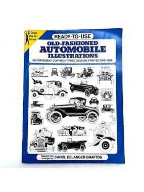 Vintage Old-Fashioned Automobile Illustrations 265 Designs Dover Clip-Art Series
